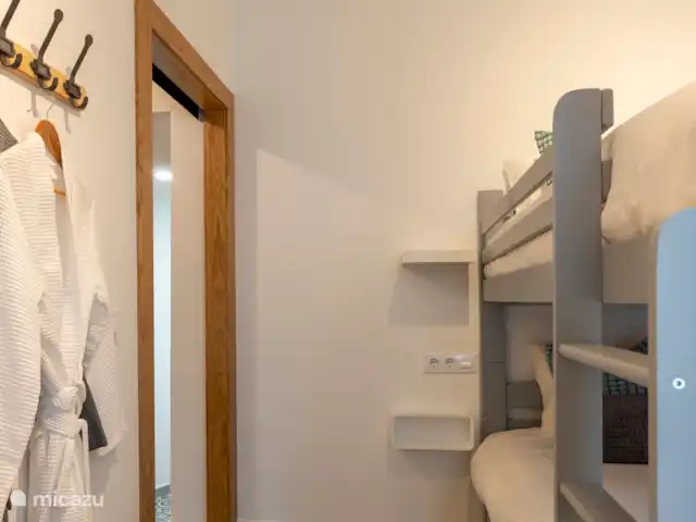 Tweede slaapkamer met stapelbed